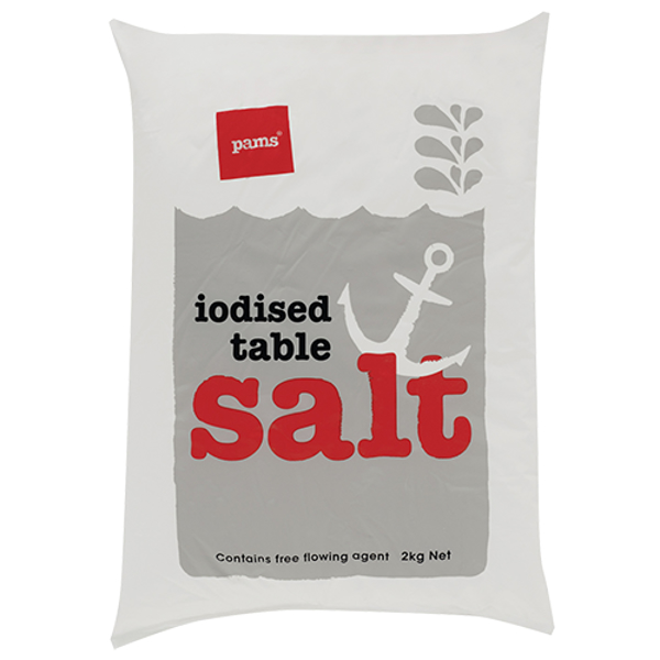 Pams Iodised Table Salt 2kg