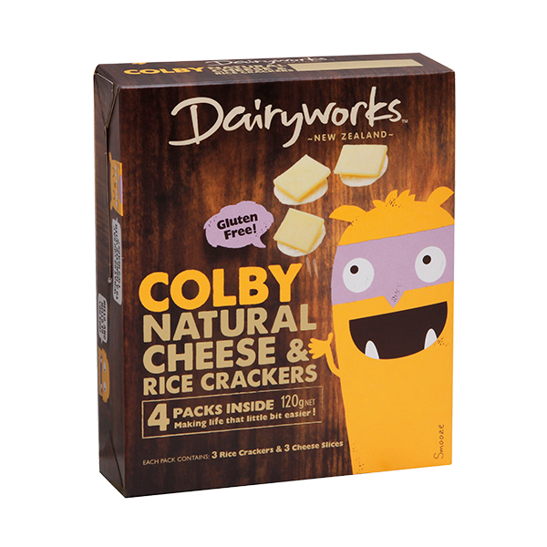 Dairyworks Colby Cheese & Crackers 120g Prices FoodMe