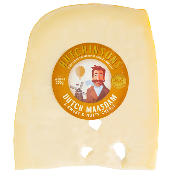Hutchinsons Maasdam Cheese 200g