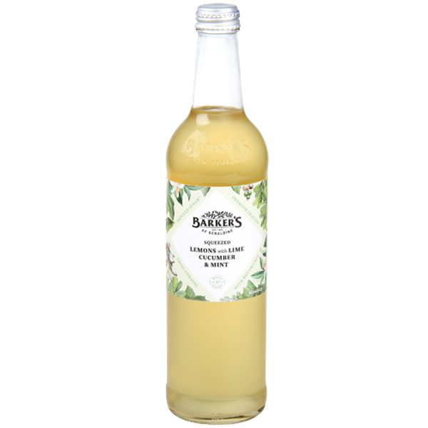 Barker's Squeezed Lemons with Lime Cucumber & Mint Fruit Syrup 500ml