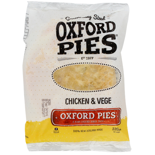 Oxford Pies Chicken & Vegetable Pie 1ea