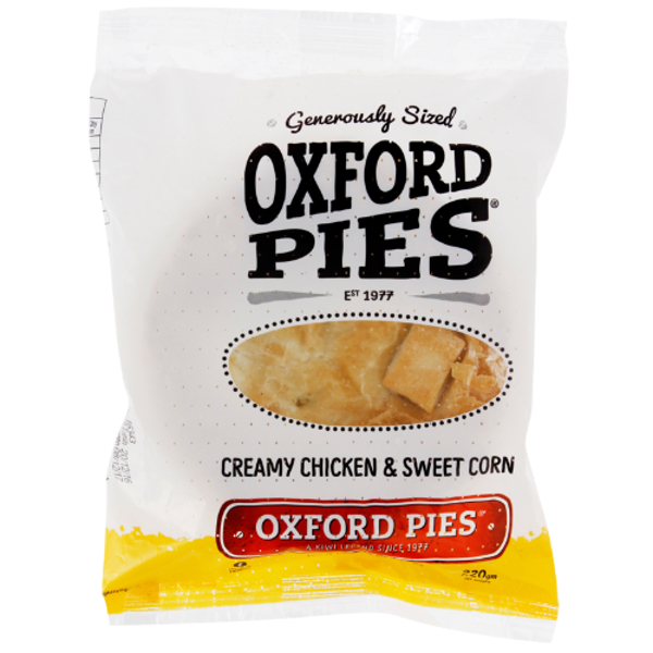 Oxford Pies Creamy Chicken & Sweet Corn Pie 220g