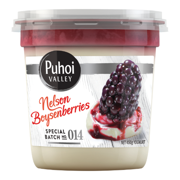 Puhoi Valley Nelson Boysenberries Yoghurt 450g