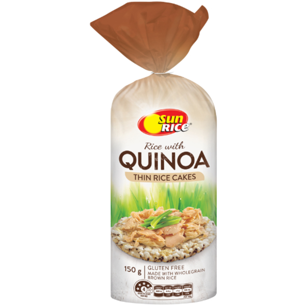 SunRice Rice With Quinoa Thin Rice Cakes 150g Prices FoodMe