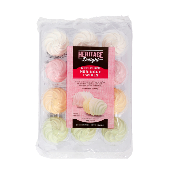 Heritage Delight Coloured Meringue 12ea Prices FoodMe