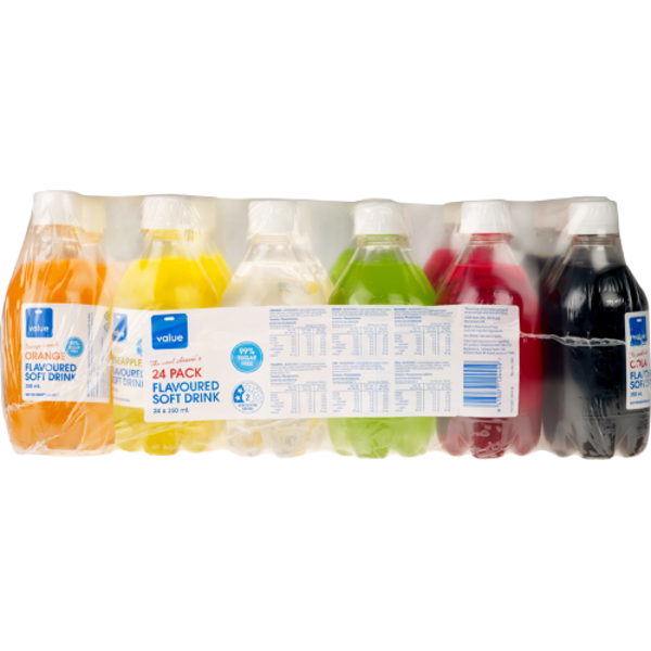 Value Mixed Flavoured Soft Drink 24pk