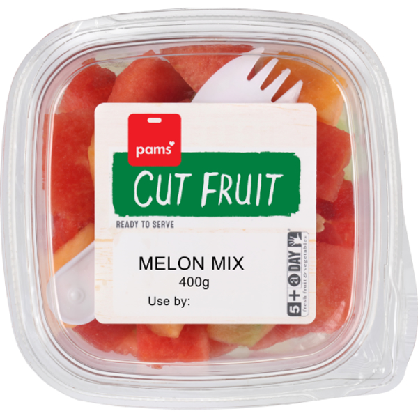 Pams Cut Fruit Melon Mix 400g