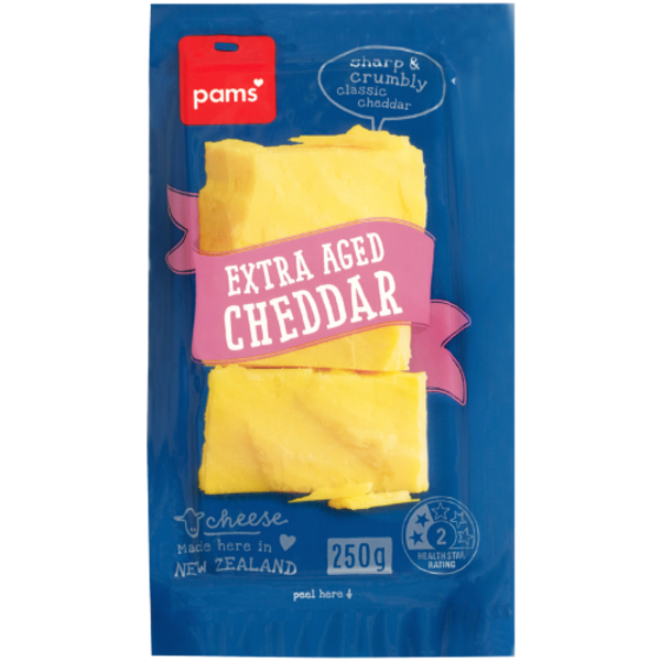 Pams Extra Aged Cheese 250g