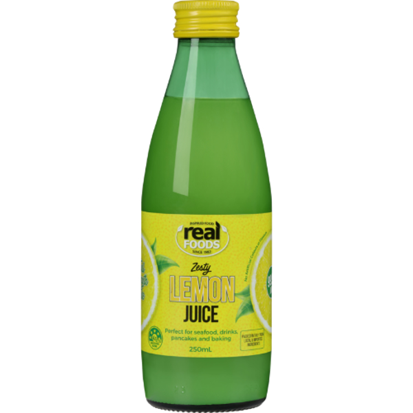 Real Foods Lemon Juice 250ml