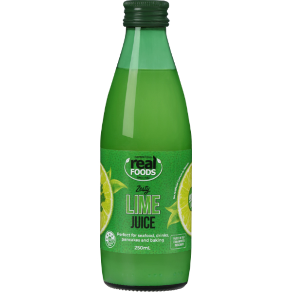 Real Foods Lime Juice 250ml