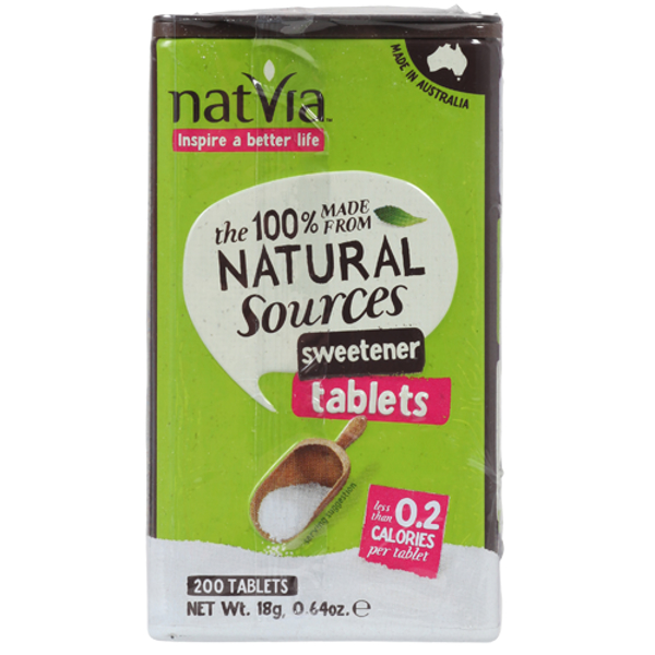 Natvia 100% Natural Sweetener Tablets 200PK