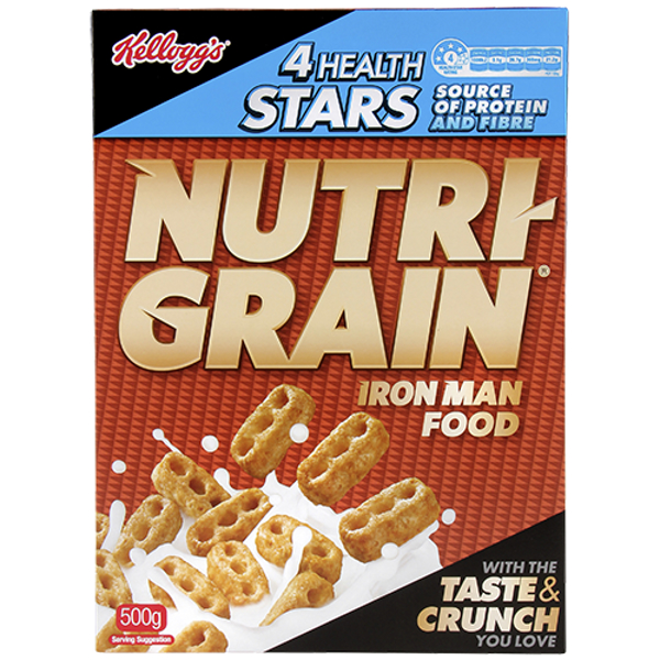 Kellogg's Nutri-Grain Breakfast Cereal 500g