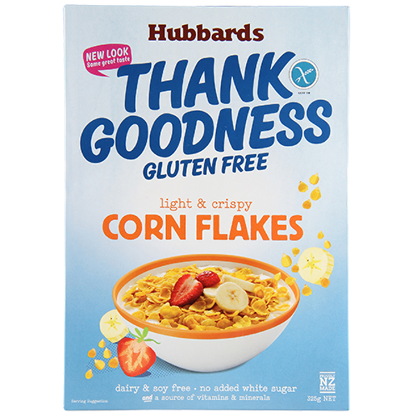 Hubbards Thank Goodness Gluten Free Corn Flakes 325g