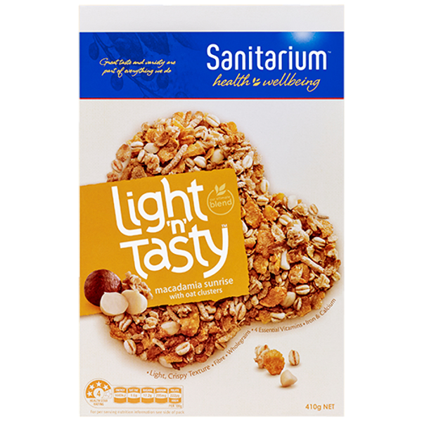 Sanitarium Light N Tasty Macadamia Breakfast Cereal 410g