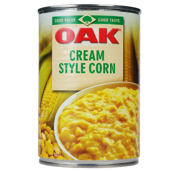 Oak Cream Style Corn 410g
