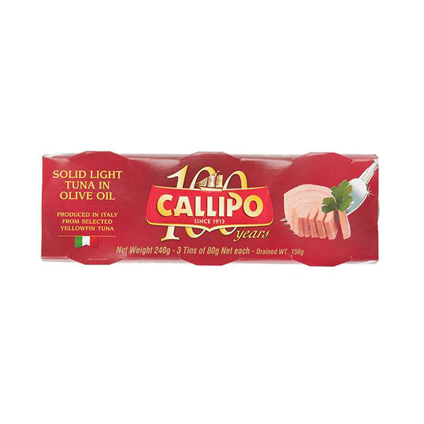 Callipo Yellowfin Tuna In Olive Oil 3pk Prices FoodMe