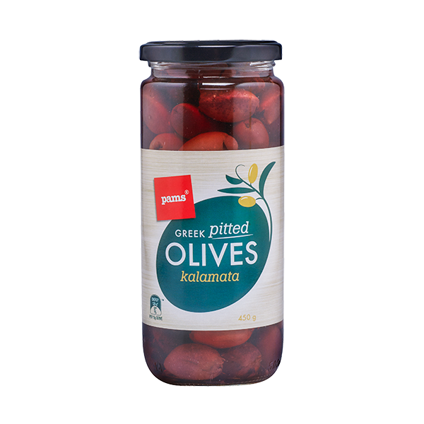 Pams Greek Pitted Kalamata Olives 450g Prices FoodMe