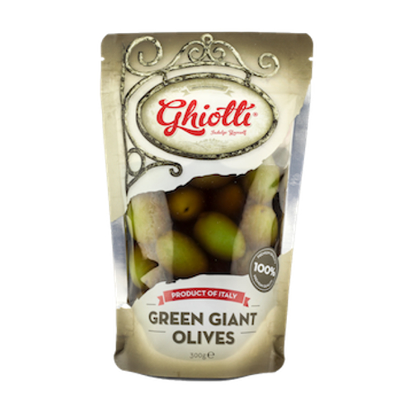 Ghiotti Green Giant Olives 300g