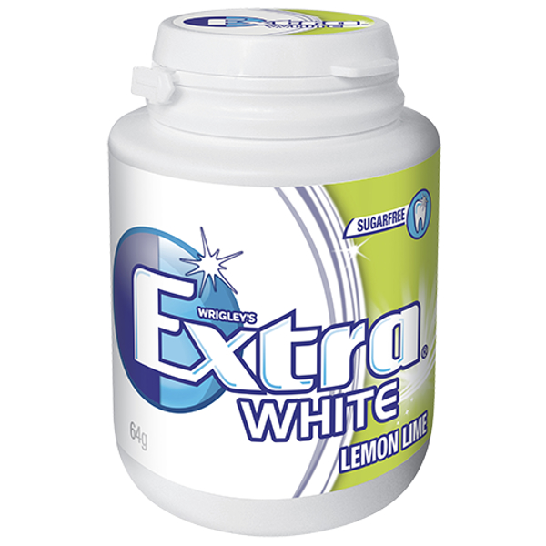 Wrigley's Extra White Lemon Lime Sugarfree Gum 64g Prices - FoodMe