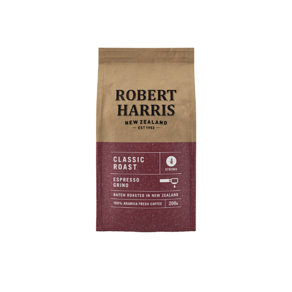Robert Harris Classic Roast Espresso Grind 100 Fresh Arabica Coffee