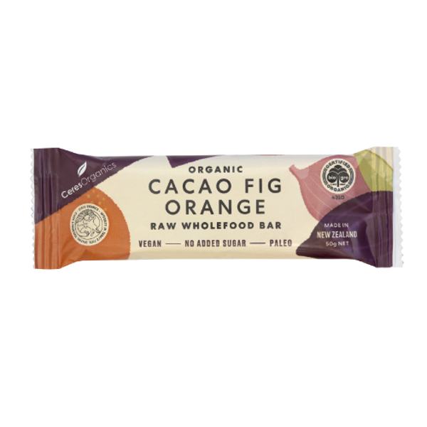 Ceres Organics Cacao Fig Orange Raw Wholefood 50g