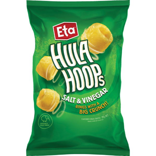 Eta Salt & Vinegar Hula Hoops 90g