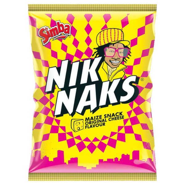 Simba Nik Naks Cheese Maize Snacks 150g