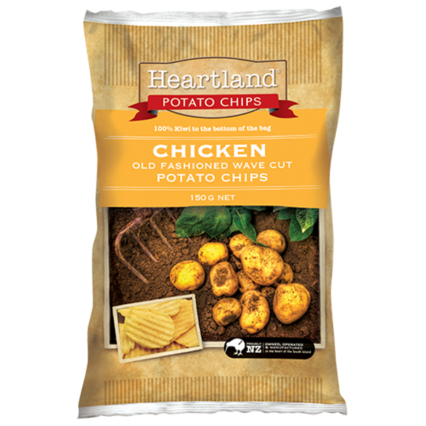 Heartland Chicken Potato Chips 150g