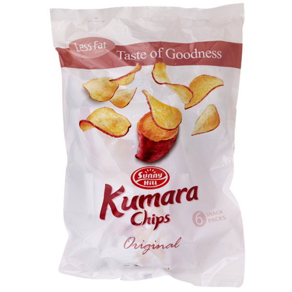 Sunny Hill Original Multipack Kumara Chips 6pk