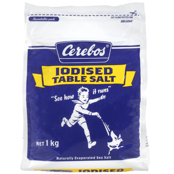 Cerebos Iodised Table Salt Seasoning 1kg