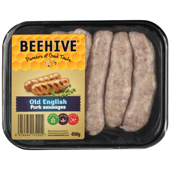Beehive Old English Pork Sausages 450g