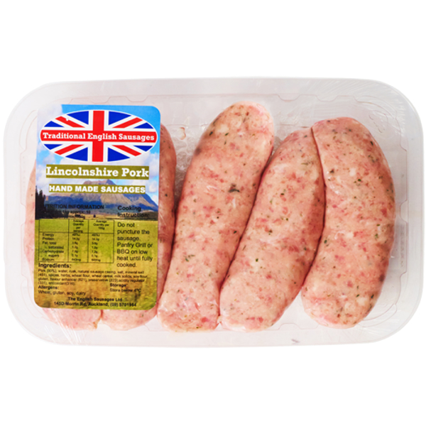 Butchery Lincolnshire Pork English Sausages 1kg Prices - Foodme