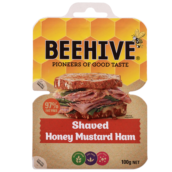 Beehive Shaved Honey Mustard Ham 100g
