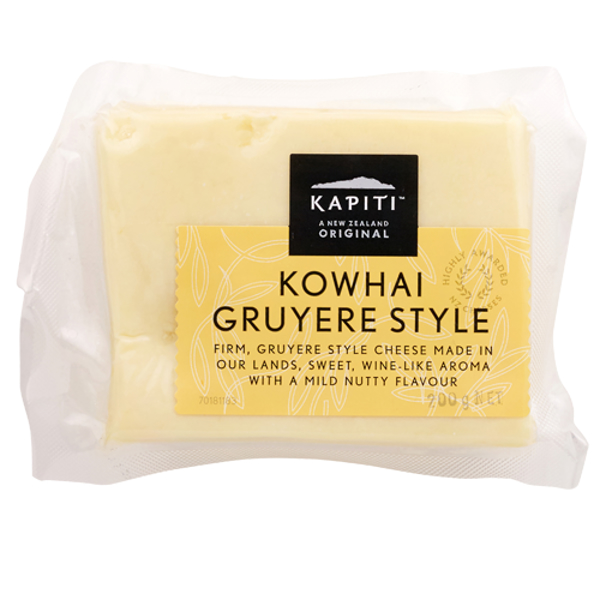 Kapiti Kowhai Gruyere Cheese 200g