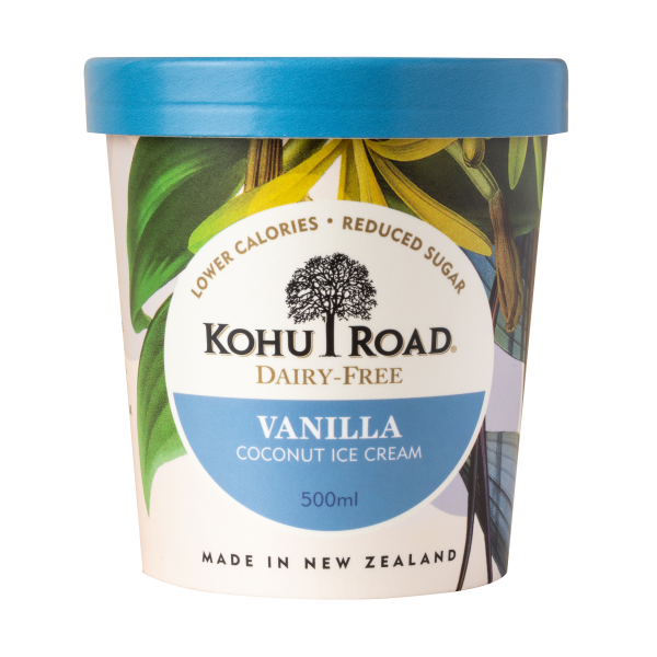 Kohu Road Dairy Free Vanilla Coconut Ice Cream 500ml Prices FoodMe