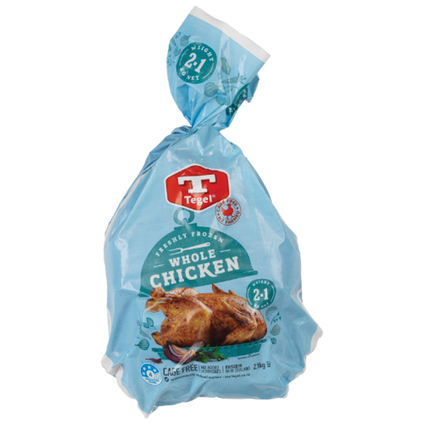 Tegel Frozen Whole Chicken 2.1kg Prices - FoodMe