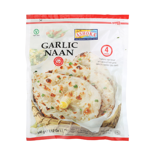 Ashoka Garlic Naan 340g Prices FoodMe