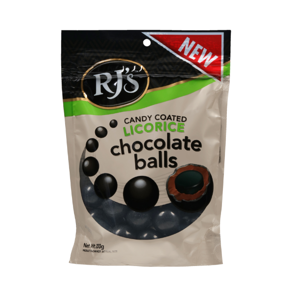 Rjs Licorice Candy Coated Licorice Chocolate Balls 200g Prices FoodMe