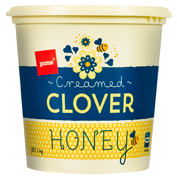 Pams Creamed Clover Honey 1000g