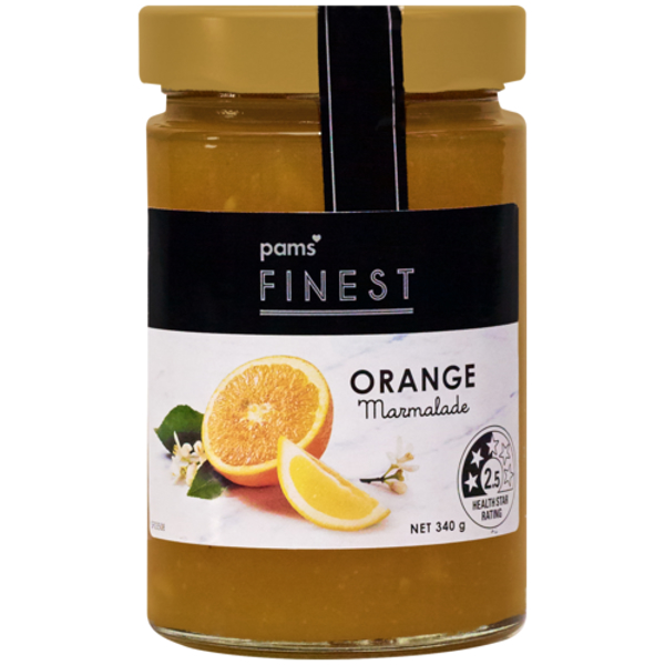Pams Finest Orange Marmalade 340g
