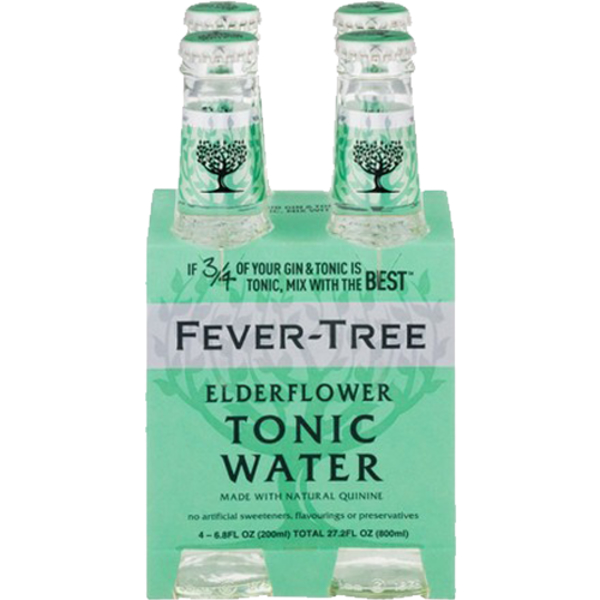 Fever-Tree Elderflower Tonic Water 4pk