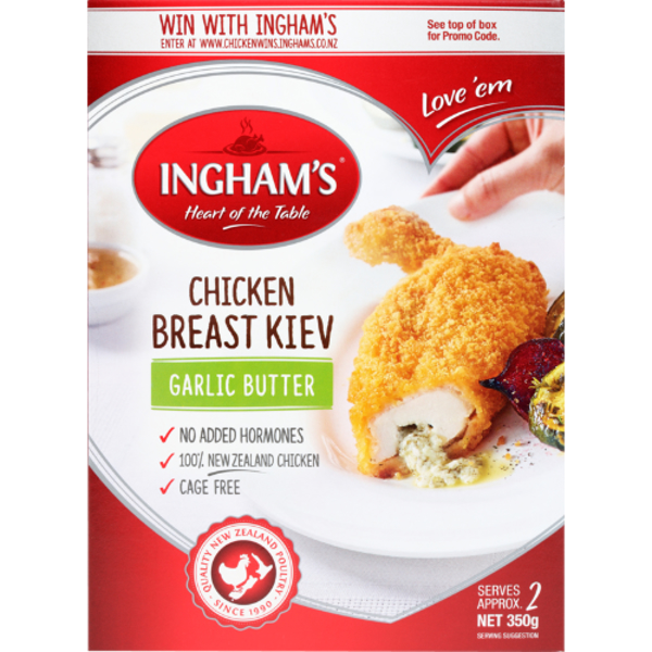 Ingham's Inghams Garlic Butter Chicken Breast Kiev 350g