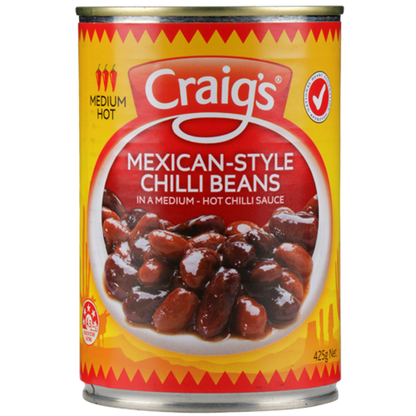 Craig's Mexican-Style Chilli Beans 425g