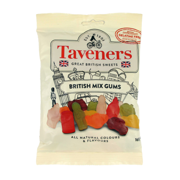 Taveners British Mix Gums Confectionery 165g