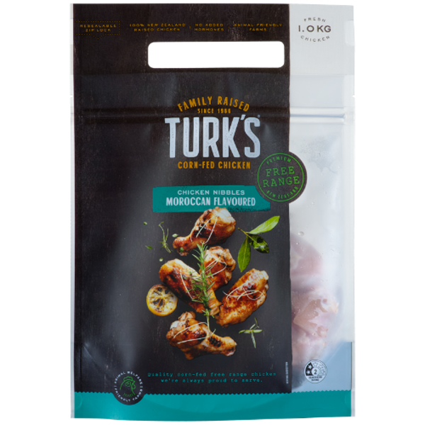 Turk's Free Range Moroccan Flavoured Chicken Nibbles Prices - FoodMe