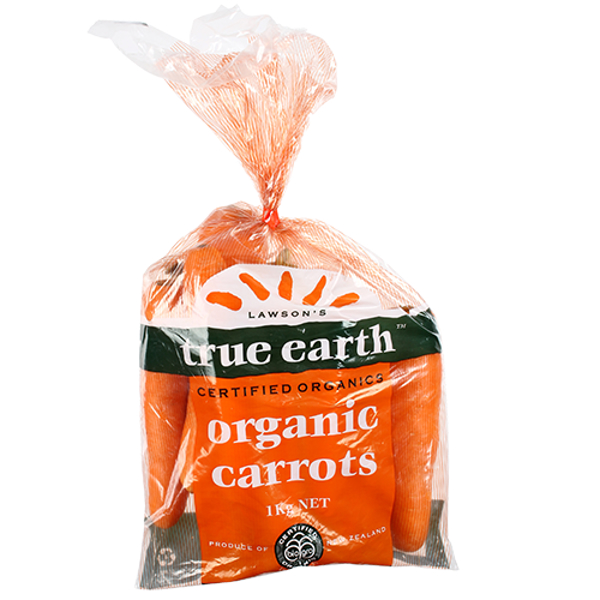 Produce Organic Carrots 1kg