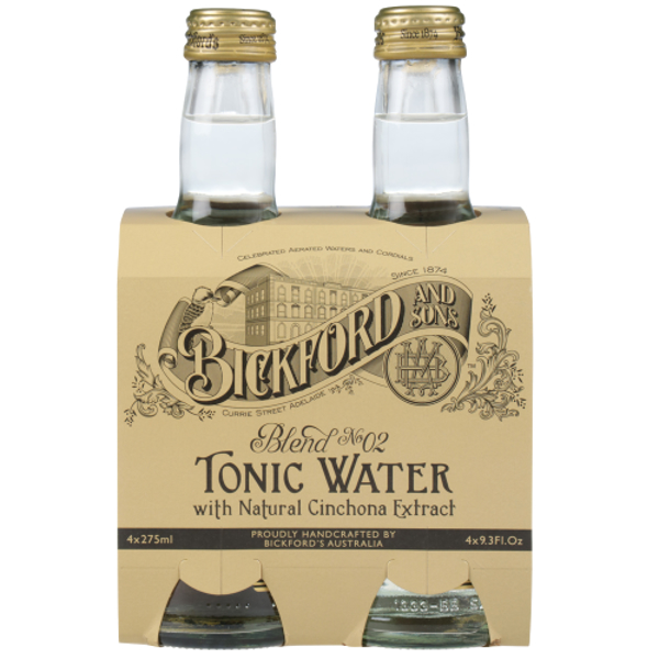 Bickford's Tonic Water With Natural Cinchona Extract 4pk