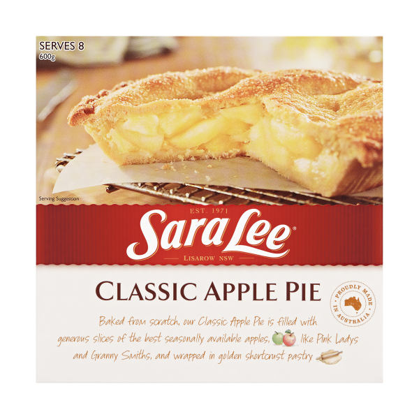 Sara Lee Classic Apple Pie 600g Prices Foodme