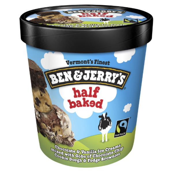 Ben & Jerry's Half Baked Ice Cream 458ml Prices - FoodMe