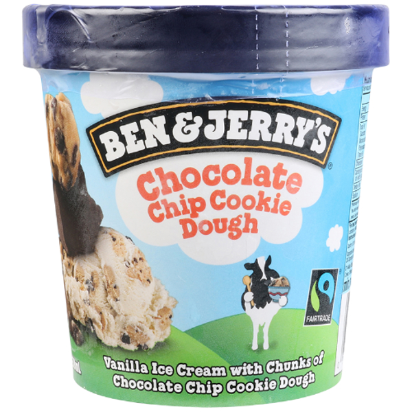 Ben & Jerry's Chocolate Chip Cookie Dough Ice Cream 458ml Prices - FoodMe